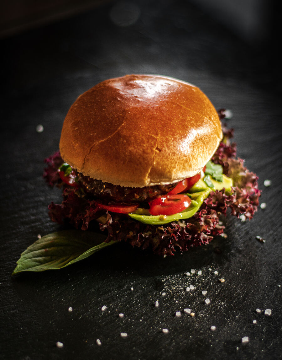 Premium Burger aus dem Farmer's Grill Foodtruck